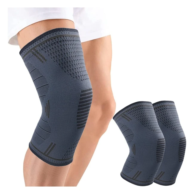 Genouillère Sport Réglable - Protection 360° pour Genou - Respirante et Confortable