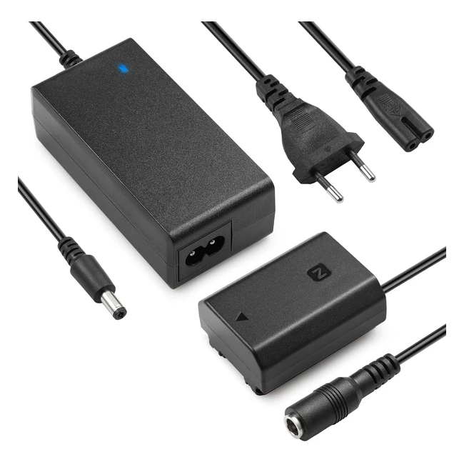 Kit Coupleur DC et Adaptateur Secteur pour Sony A7III A7 IV A7 A6600 A7 II A7C A7S III A7R III A7R IV A9 A9R A9S