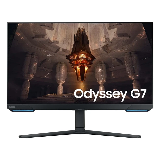 Samsung Odyssey G70B Gaming Monitor LS28BG700EP 28 Zoll IPS-Panel UHD-Auflösung Freesync Premium Pro G-Sync kompatibel 1 ms Reaktionszeit