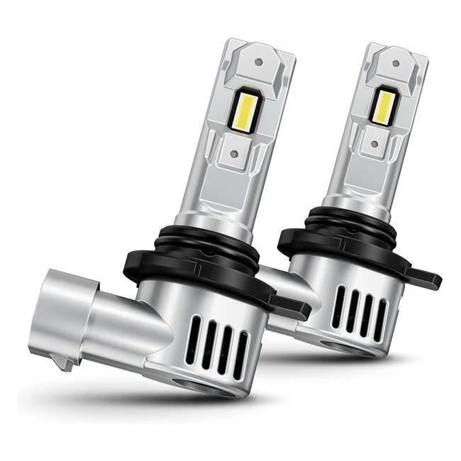 Suparee Lampadine HIR2 9012 LED Canbus Anabbaglianti Plug and Play per Auto 60W 