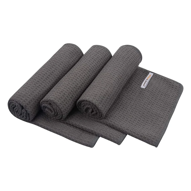 Asciugamano Palestra Fitness Sportivi Microfibra 3 Pezzi - Sunland