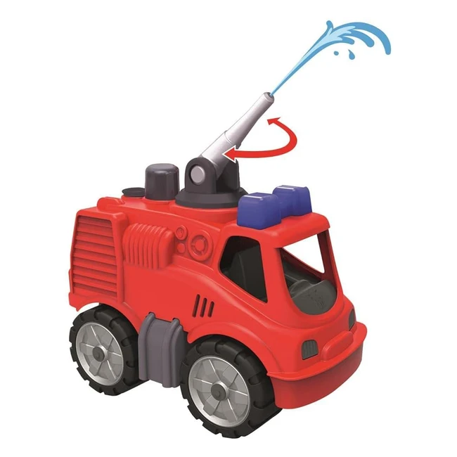 BigPowerWorker Mini Feuerwehr Fahrzeug  Sandspielzeug fr Kinder ab 2 Jahren