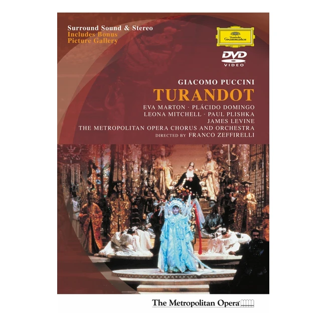 DVD Turandot Marton Domingo Levine - Envo Gratis