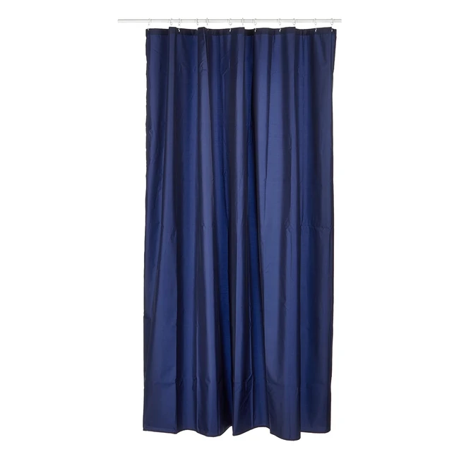 Tenda Doccia Poliestere Blu Navy 1800x2000cm - iDesign