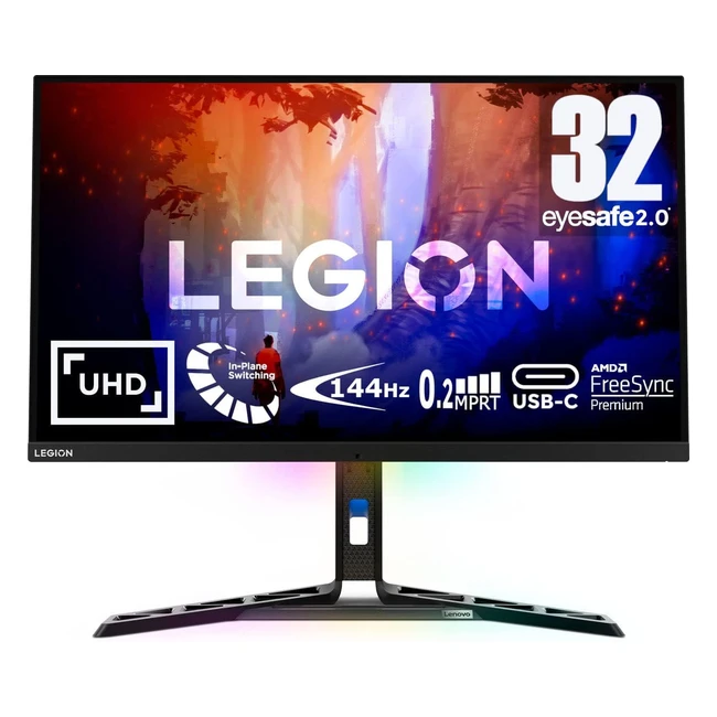 Lenovo Legion Y32P30 UHD Gaming Monitor 3840x2160 144Hz 400 Nits