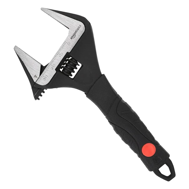 Amazon Basics 6 150mm Weitöffnender Verstellbarer Schraubenschlüssel, Soft Grip, 64 x 25 x 075