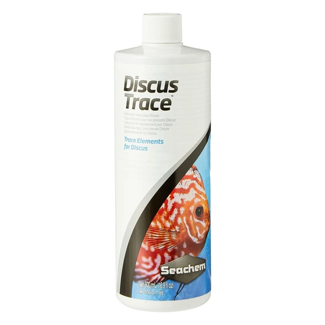 Suplemento Seachem Discus Trace 500 ml - Elementos esenciales para tus peces