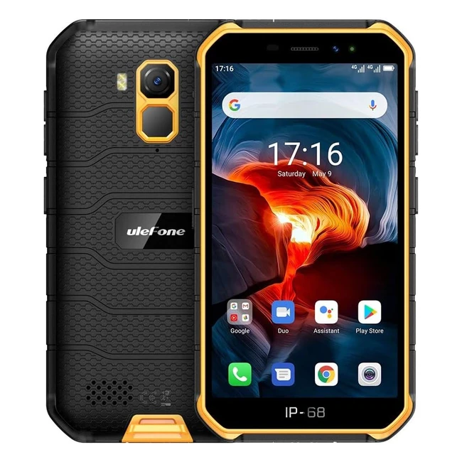 ¡Oferta especial! Móvil resistente Ulefone Armor X7 Pro - Android 10 - 4G - Antigolpes - IP68 - Batería 4000mAh - Fotografía submarina - Quadcore - 4GB/32GB - Dual SIM/GPS/NFC - Desbloqueo facial - Naranja