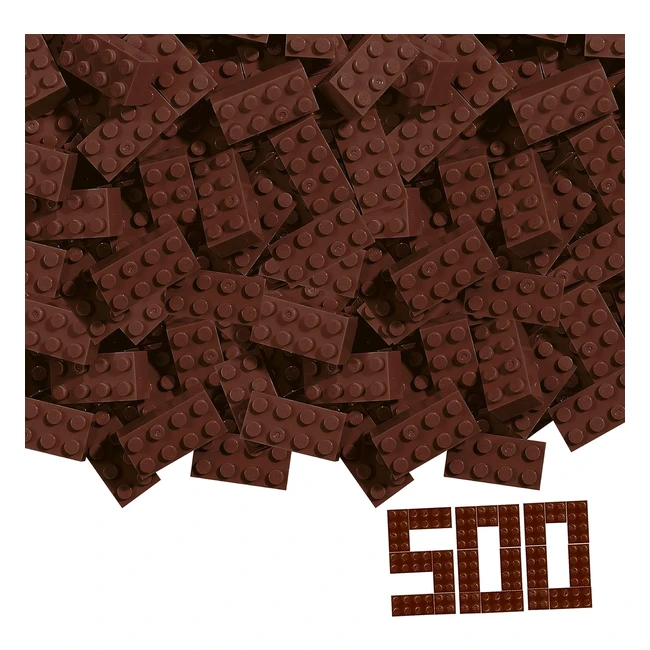 Simba 104114548 Blox 500 braune Bausteine fr Kinder ab 3 Jahren