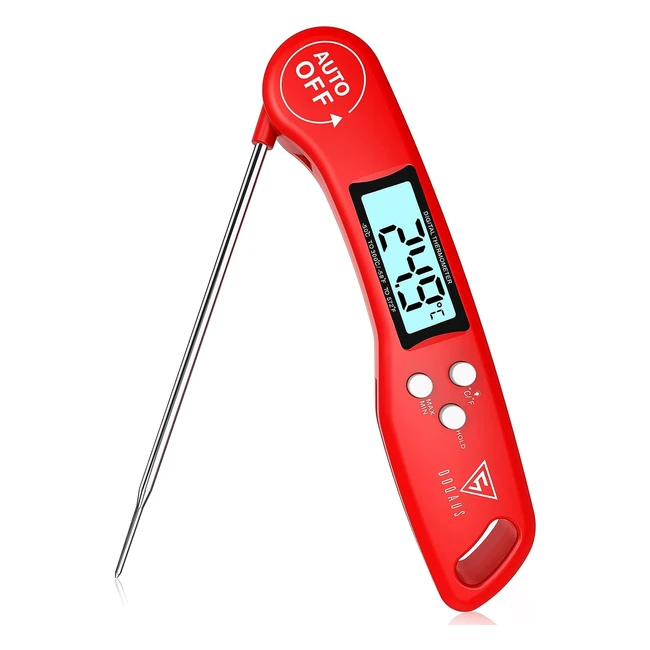 Doqaus Cooking Thermometer - Instant Read Food Thermometer with Foldable Probe