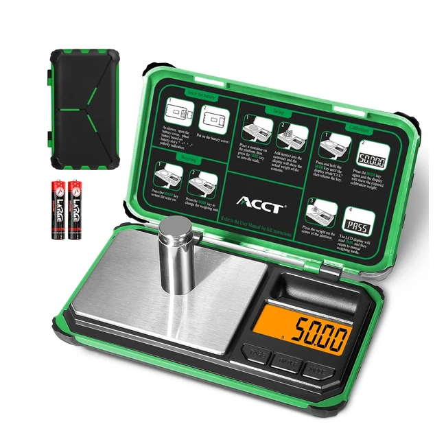 Balance de Poche Précision 200g x 001g - Balance Alimentaire Numérique LCD - 6 Unités Conversion - Mini Balance pour Poudre Herbes Épices - Batterie Incluse