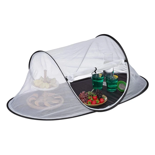 Cubreplatos Relaxdays - Mosquitera Grande 40x107x58 cm - Proteccin Alimentos -