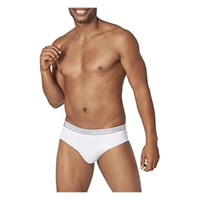 Calzoncillos Sloggi Men Go ABC Midi 6P - Hombre Blanco XL
