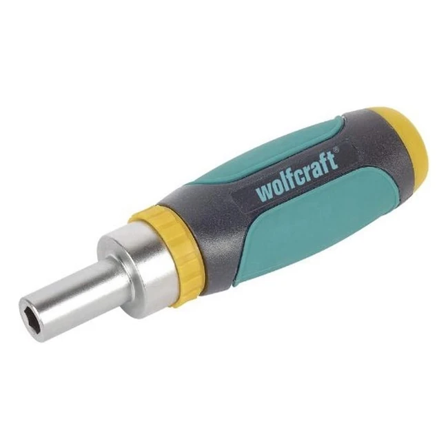 Wolfcraft Miniavvitatore Manuale con Funzione a Cricchetto I 1237000 - Avvitare e Svitare Rapidamente
