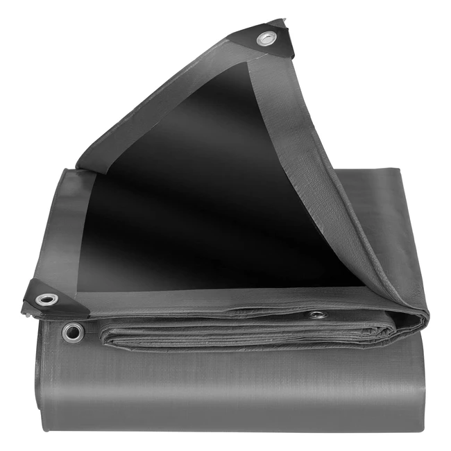 Telone Occhiellato Impermeabile 280 gm Grigio - Resistente agli Strappi e ai UV