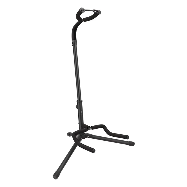 Amazon Basics Guitar Stand - Adjustable Folding Rack for Acoustic Electric Bass 