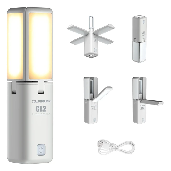 Klarus CL2 Camping Lantern - Rechargeable 10400mAh 7 Light Modes