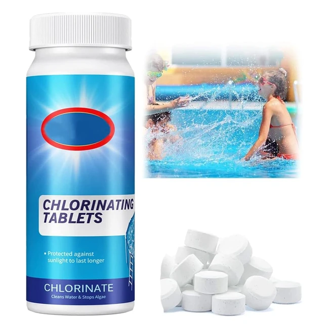 Multifunction Chlorine Tablets - Clean  Safe Swimming Pool - Ref 100g