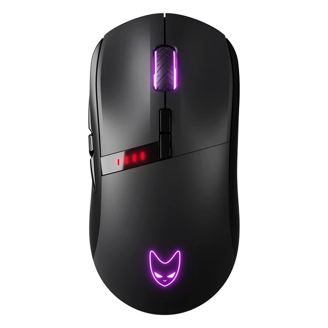 Souris Gaming sans Fil Oversteel Invar - 10K DPI, 8 Boutons Programmables, 10 Modes d'Illumination RGB