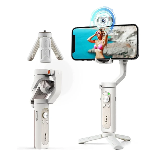 Hohem iSteady V2 Smartphone Gimbal Stabilizer - AI Face Tracking Gesture Contro