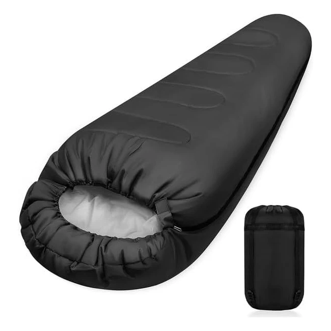 Ultralight 4 Season Single Person Sleeping Bag for Camping - Warm & Lightweight