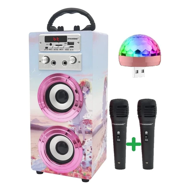 Micro Enfant Dynasonic 3ème Génération - Modèle Karaoke - Cadeau Fille - Jouet Enfant Original - Modèle 02517