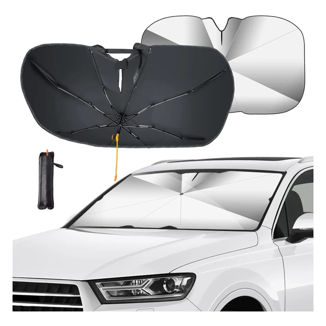 Gohhme Ombrello Parasole Auto 360 - Protezione UV e Isolamento Termico