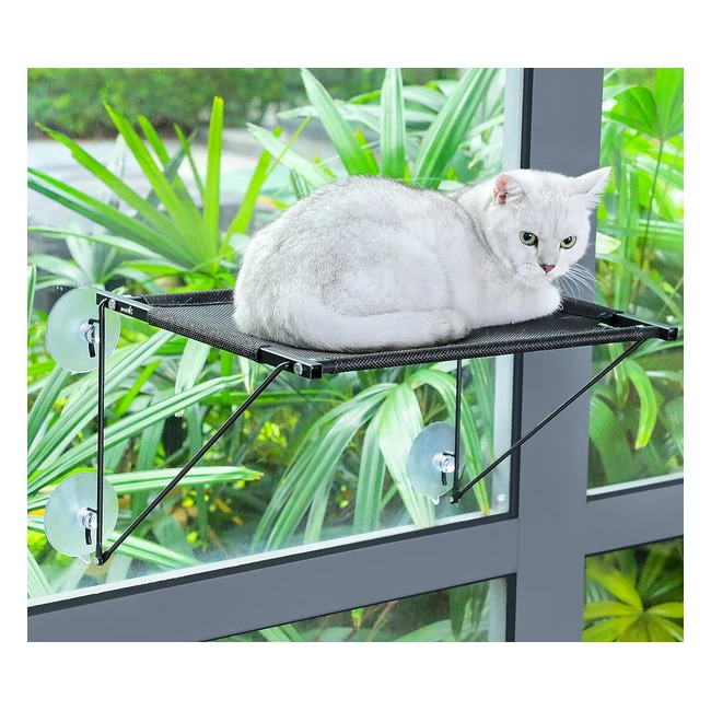 Hamaca para gato Pecute - Ventana 360° - Segura y resistente - Vista sin obstáculos