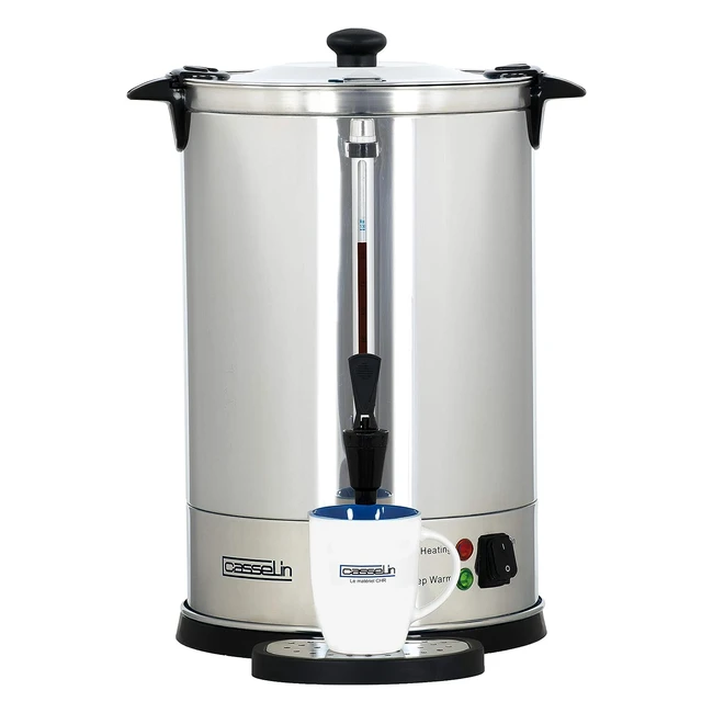 Percolateur Casselin CPC100 - 100 tasses - Noir Acier Inoxydable