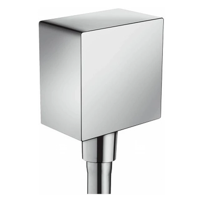 Hansgrohe Fixfit Square Schlauchanschluss mit Rckflussverhinderer Chrom
