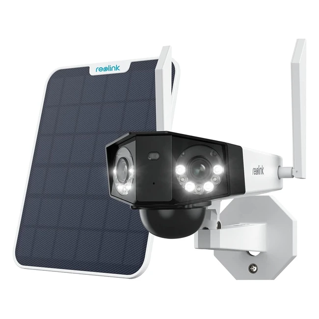 Reolink 6MP Akku WLAN Kamera Outdoor | 180 Ultraweitwinkel | Solar | 2-Wege-Audio | Präzise Erkennung