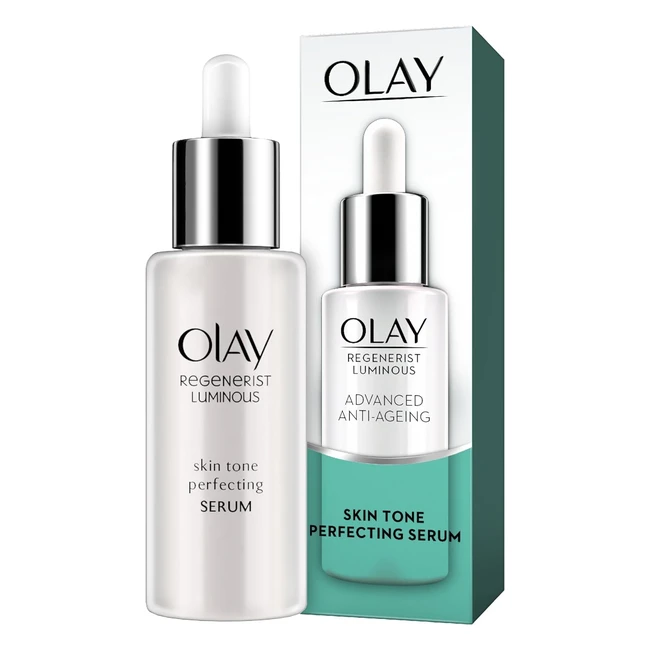 Olay Regenerist Luminous Face Serum - Anti-Aging Skin Tone Perfecting Serum with Niacinamide 40ml