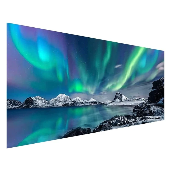 Kit complet de peinture diamant paysage 5D - Broderie diamant avec perles - Décoration murale chambre