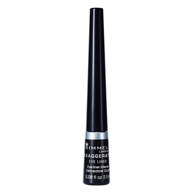 Rimmel London Scandaleyes Exaggerate Liquid Matte Eye Liner 25ml - Nero 001 Black