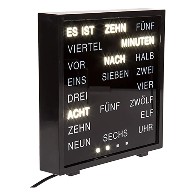 Orologio da tavolo Out of the Blue 793263 con visualizzazione tedesca - 165 x 165 cm