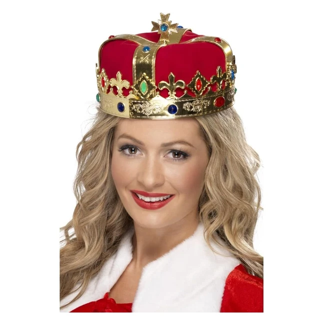 Corona de Reina Roja con Joyas - Smiffys 21971