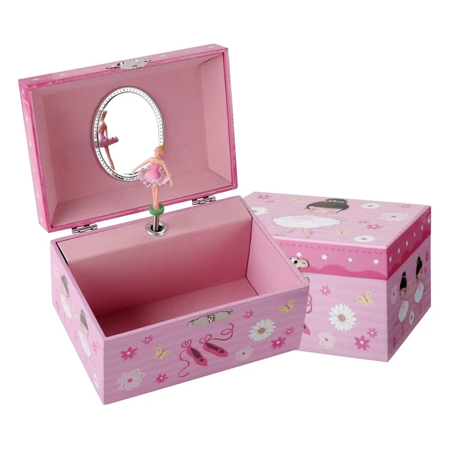 Taopu Keepsake Musical Jewelry Box - Exquisite Design, High Quality - Perfect Gift for Girls