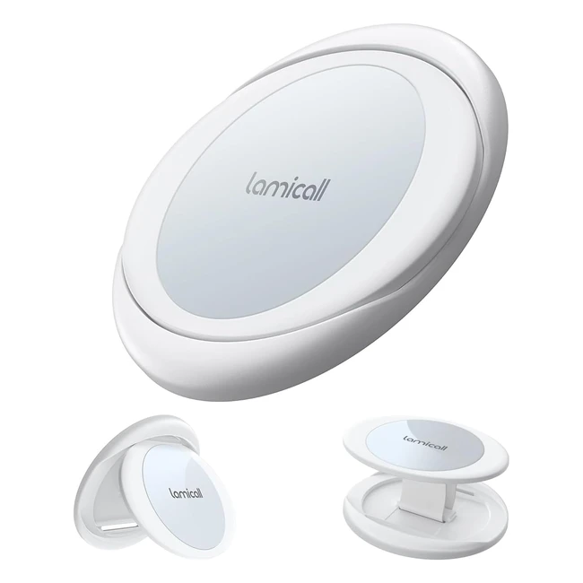 Lamicall Magnetic Finger Grip for iPhone - Secure  Lightweight - White