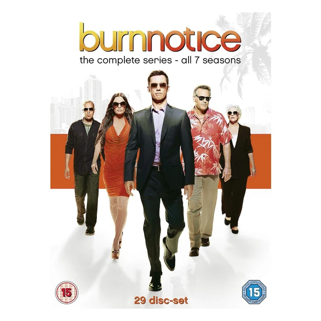 Limited Time Offer: Burn Notice Complete Series DVD 2014 - Free Shipping