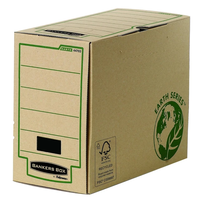 Caja de archivo definitivo A4 lomo 150mm marrn - Pack 20 unidades