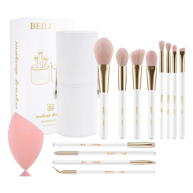 Set Brochas Maquillaje Beili 12pc Veganas Kabuki - Referencia: 123456