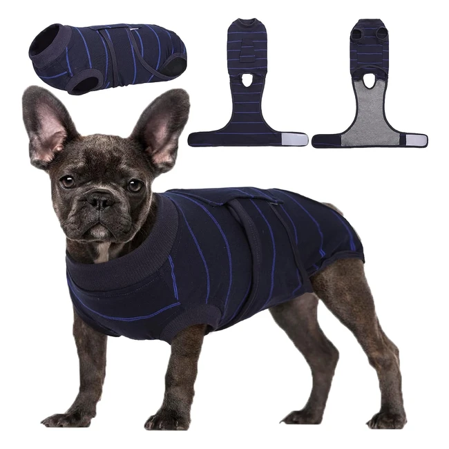 Kuoser Recovery Suit for Dogs - Postoperative Shirt for Abdominal Wounds - Breathable & Elastic Material - Easy to Wear & Take Off