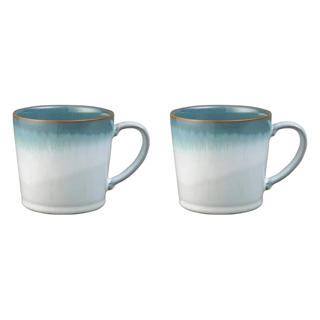 Denby Azure Haze 2 Piece Large Mug Set - 800ml