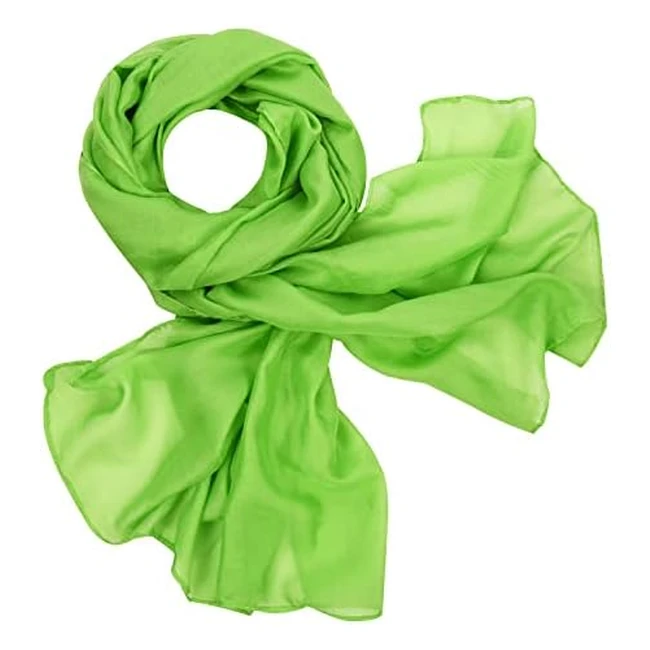 Sciarpa donna elegante chiffon scialli sposa prom foulard leggero stola 180x80cm