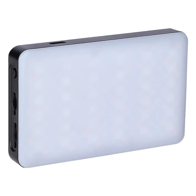 Lámpara LED compacta Rollei Lumis RGB 28565 - 360 colores y efectos de luz - Negro