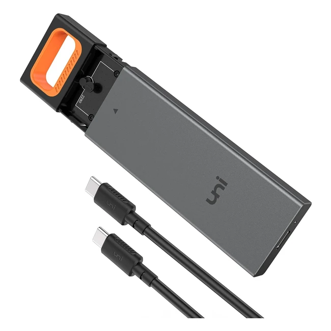 Carcasa SSD M2 NVMe 100 Toolfree USB 32 Gen2 10 Gbps