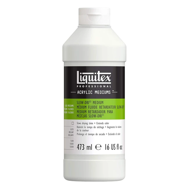 Liquitex Medium Ritardante Slowdri 473ml - Confezione da 1 - Per vernici acriliche