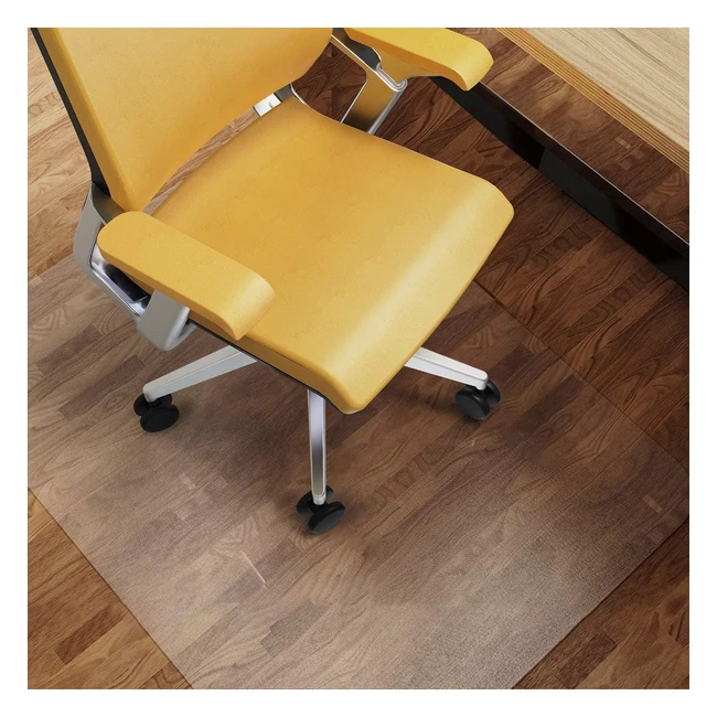 NATRKE Office Chair Mat for Hard Floors - Large 92 x 122 cm - Protects Furniture