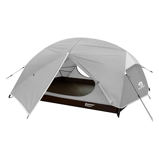 Tenda da Campeggio Bessport 4 Stagioni - Montaggio Facile - Impermeabile - Ideale per Campeggio e Attività All'aperto