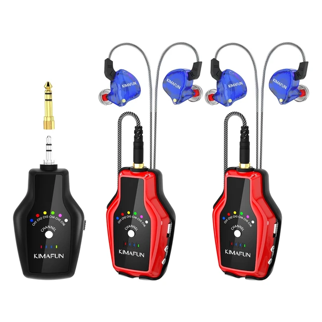 Kimafun 24g Sistema Inalmbrico Inear Monitorizacin en la Oreja - Envo Gr